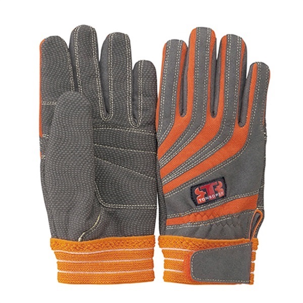 トンボレックス ケブラー繊維&人工皮革製手袋 K-506(オレンジ-S)
