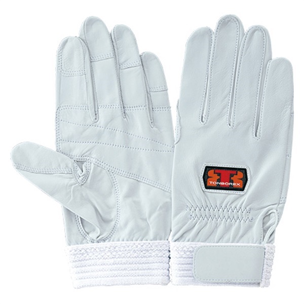 トンボレックス 羊革製手袋手の平&指先二重タイプ R-MAX6 ◆0.45mm厚(S)