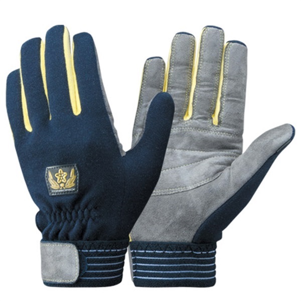 トンボレックス 消防団用ケブラー繊維&ナノフロント製手袋 K-707(ネイビー-SS)