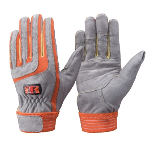 トンボレックス ケブラー繊維&ナノフロント製手袋 K-5017(オレンジ-SS)