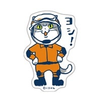 仕事猫 救助隊ステッカー