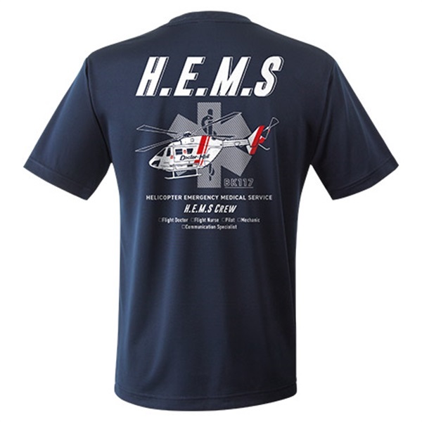 ドクターヘリ HEMS エアライドTシャツ BK117(S)