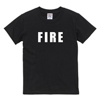 消防 コットンキッズTシャツ FIRE