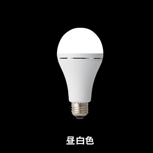 蓄電型LED電球 防災電球(昼白色)