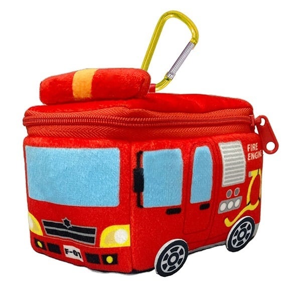 サイレンカー カラビナ付ポーチ 消防車