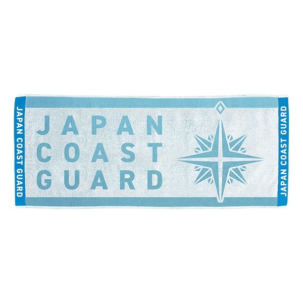 JAPAN COAST GUARD ジャガードフェイスタオル