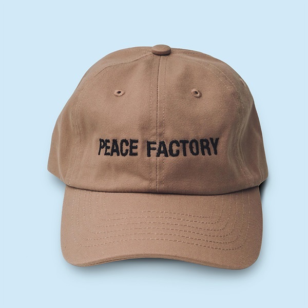 Peace Factory PEACE FACTORY ベースボールキャップ(モーブ)
