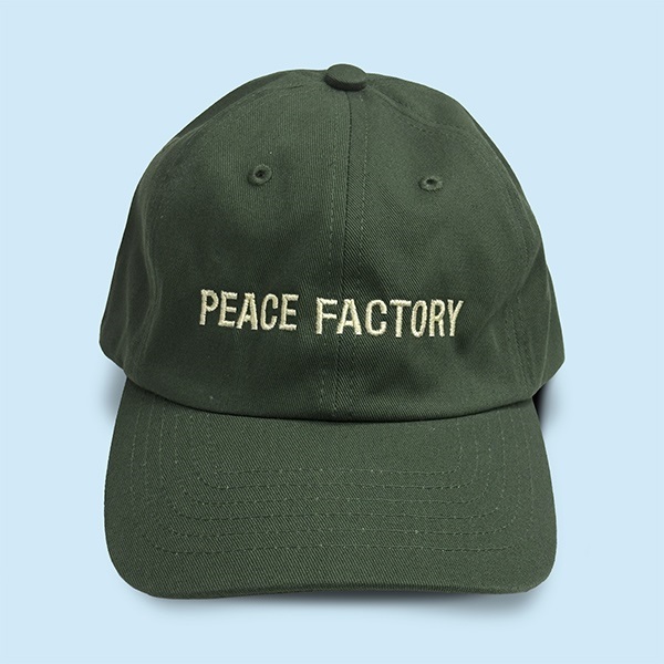 Peace Factory PEACE FACTORY ベースボールキャップ(グリーン)