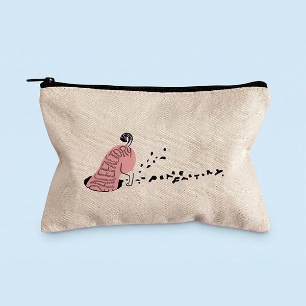 Peace Factory 犬らしきもの ポーチ