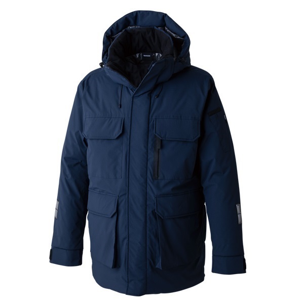 リフレクティブファイバーダウンコート(ネイビー-S)