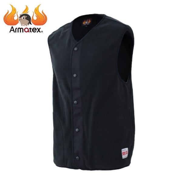 防炎防寒フリースベスト AX3590