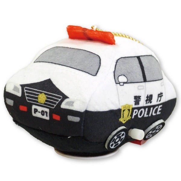 サイレンカー ゼンマイGOGOマスコット パトカー