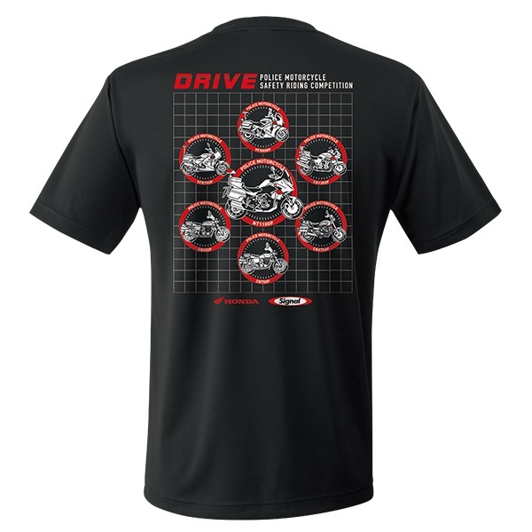第56回全国白バイ大会記念 エアライドTシャツ "DRIVE"(XL)