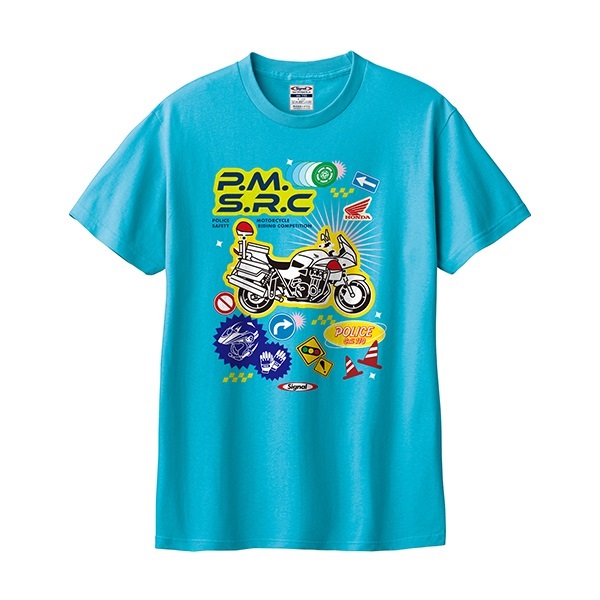 全国白バイ大会記念 P.M.S.R.C.キッズTシャツ(100)