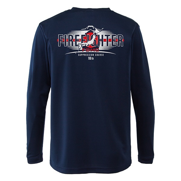 消防大学校 警防科 第118期 エアライドロングスリーブTシャツ