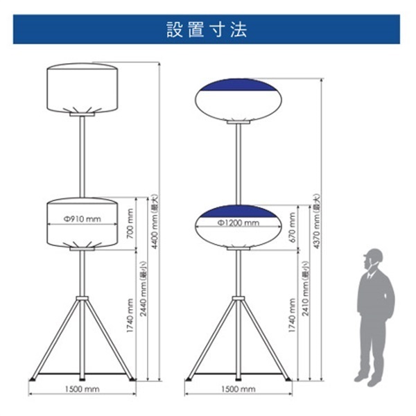 LEDバルーンライト 960W 大型三脚仕様｜【FIRE RESCUE EMS】｜株式会社シグナル