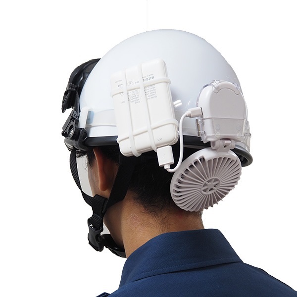 【新品未開封品】ヘルメット装着用ファン マイファンプラス マイファンプラス ヘルメット装着キット – 中災防図書用品販売サイト