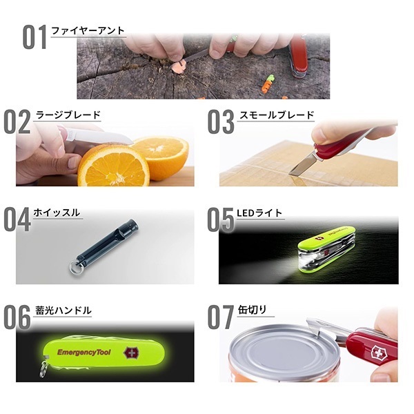 ビクトリノックス エマージェンシーツール ハントマン｜消防 工具