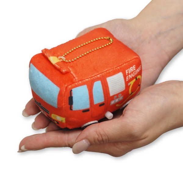 サイレンカー ゼンマイGOGOマスコット 消防車｜おもちゃ｜消防用品