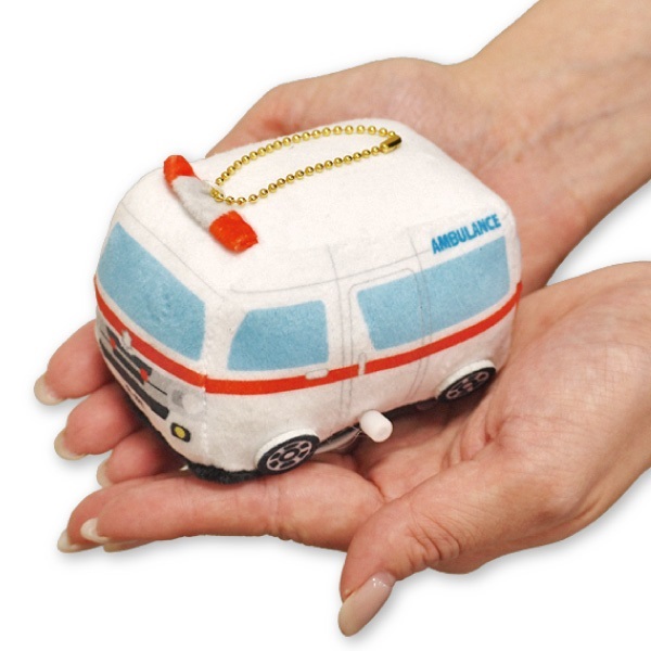 サイレンカー ゼンマイGOGOマスコット 救急車｜おもちゃ｜消防用品