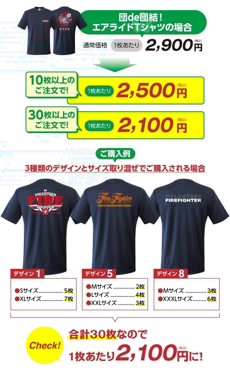 まとめ買い価格例